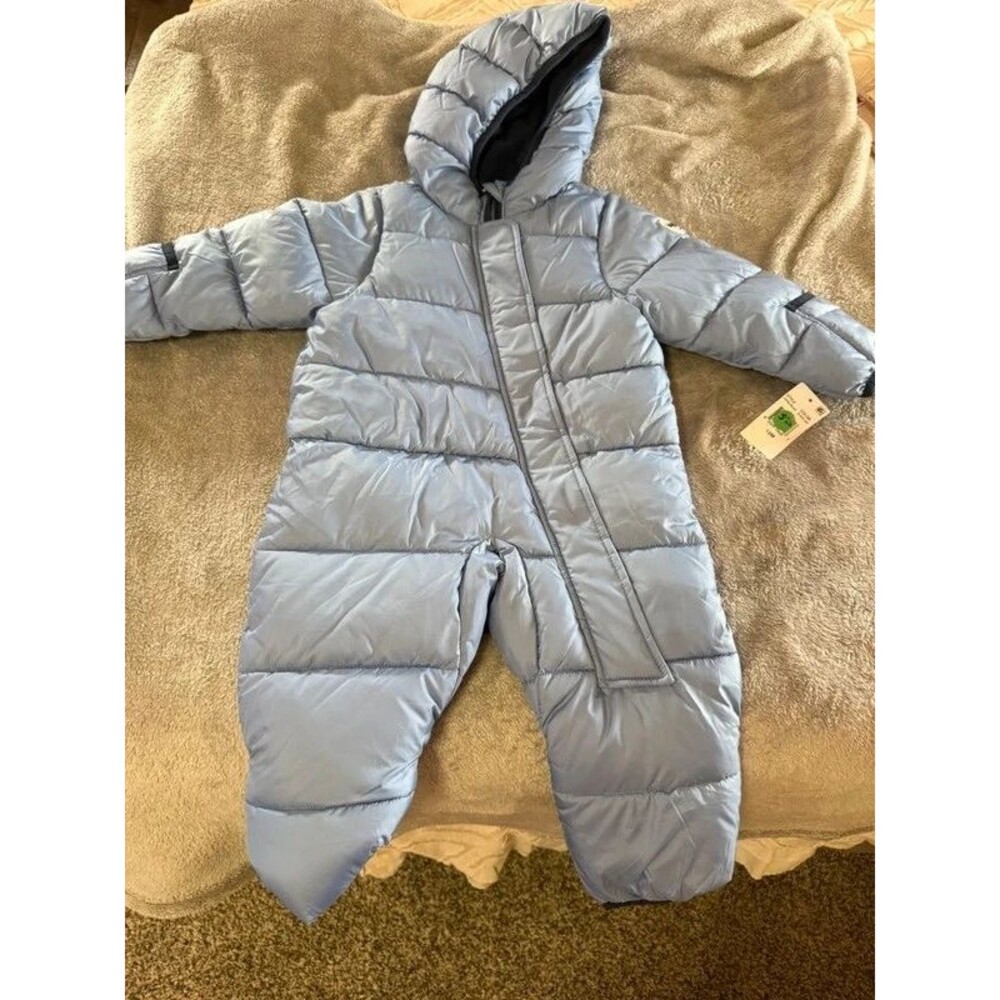 12m Blue Puffer Snowsuit